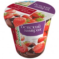 Твор. Десерт 4% клубника шоколад 150г*20 пл/ст Минск МЗ №1